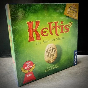 KELTIS BRETTSPIEL +ERWEITERUNG Deutsch mit Englisch Ausdruck Reiner Knizia Kosmos Selten - Bild 1 von 4