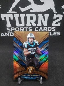 2019 Gold Standard Christian McCaffrey #74/75 No. 86 Panthers