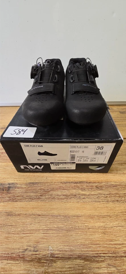 Northwave Core Plus 2 negro/plateado talla 38/6,5 Foto 1 de 3