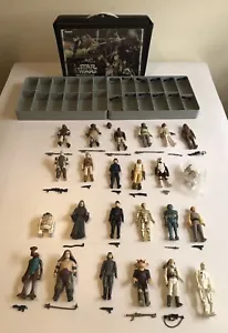 24 figuras de acción COMPLETAS de Star Wars de colección con estuche original 1977-1984 - Imagen 1 de 21