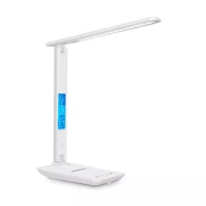 LED Desk Lamp with Wireless Charger Dimmable Eye-Caring Office Table Lamps Light - Picture 1 of 9