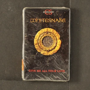 WHITESNAKE: give me all your love GEFFEN Cassette Single Sealed - Picture 1 of 2