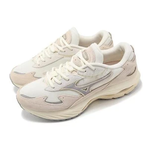 Mizuno Wave Rider Beta Beige Blanco Hombres Unisex Informal Estilo de Vida Zapatos D1GA3309-09 - Imagen 1 de 8