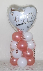 ANNIVERSARY - ROSE GOLD - FOIL BALLOON PARTY DISPLAY KIT - TABLE CENTREPIECE - Picture 1 of 2