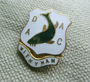 VINTAGE FISHING ANGLING ASSOCIATION CLUB BADGE PIN ENAMEL - Picture 1 of 6