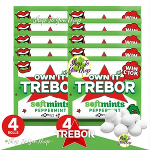 40 TREBOR SOFTMINTS 10 x 4 PACKS 38g Mint✨SPECIAL OFFER✨ONLY £21.55✨BB 5/26✨🍬 - Picture 1 of 7