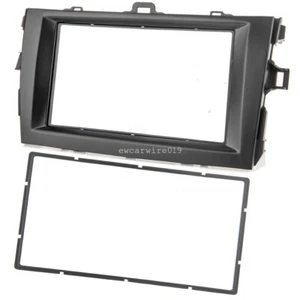 Kit de montaje de tablero de instalación de radio de repuesto doble DIN para Toyota Corolla 09-13 - Imagen 1 de 9