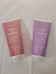 MARY KAY Berry and Vanilla & Apple and Almond Shower Gel 6.7oz NEW Sealed LOT - Picture 1 of 7