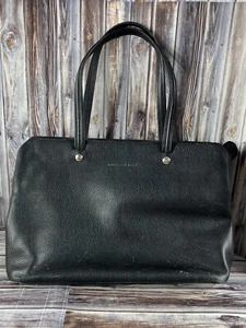 Longchamp Le Foulonne Large Black Pebbled Leather Shoulder Tote Bag - 15 x 11 - Picture 1 of 6