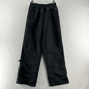 Jordan Winter Pants Boys Size Large Elastic Waist Straight Leg Performance Black - Picture 1 of 11