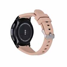 Bracelet Flexible Silicone 22mm for Samsung Gear S3 Smart Watch IN Light Brown