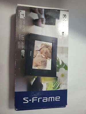 Sony S-Frame DPF-A710 7" Digital Picture Frame -  New.      Open box    #7 - Image 1 of 4