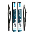 Premium Front Wiper Blades Easy Fit Pair for Rover MGC GT Coupe 1967-1969
