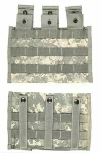 2x USGI Military ACU Triple Mag Pouch Magazine 30 Round Shingle Surplus MOLLE - Picture 1 of 4