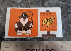 Vintage Stickers Personal Expressions Indiana Bear Sticker Mod VTG 1980s - Picture 1 of 6