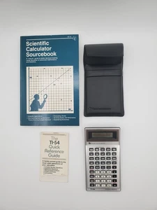 Texas Instruments TI-54 Taschenrechner Etui schnell neue Batterien getestet Sourcebook - Bild 1 von 17