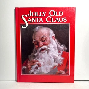 Jolly Old Santa Claus Hardcover Book By Alice Leedy Mason & George Hinke - Foto 1 di 5
