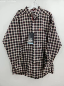 NWT Ariat Men's Pro Karter Straight Classic Long Sleeve Shirt - Size M - Picture 1 of 6