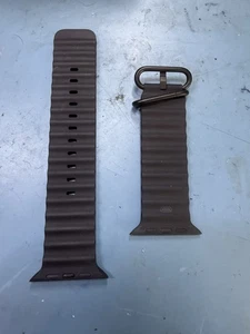 Genuine Apple Watch Band - Ocean Band (49mm) - Black - Regular , FAST SHIP - Picture 1 of 5