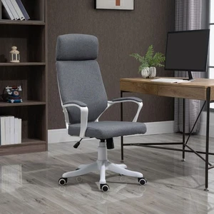 High Back Swivel Office Chair with Lumbar Back Support, Adjustable Height - Picture 1 of 11