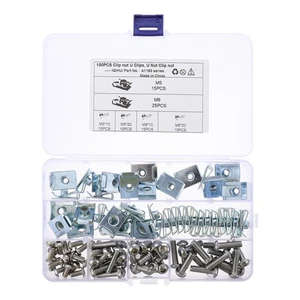  Juego de 100 clips de carrocería automotriz tipo tuerca de caña para automóvil autorroscantes - Imagen 1 de 12