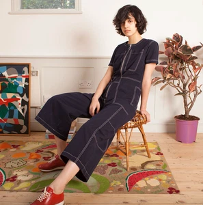 L.F. Markey Felix Boilersuit Jumpsuit Navy sz 2 from Garmentory - Picture 1 of 9