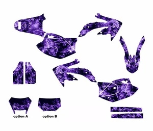 CRF450X Graphics 450X Decal Sticker kit fits 2005 - 2015 #9500 Purple Zombie - Picture 1 of 2