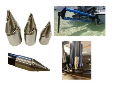 SALTY ADVENTURES Island Anchor - Turbo Tip (Tip Only) for 1", 7/8" or 3/4" Shallow Water Anchor