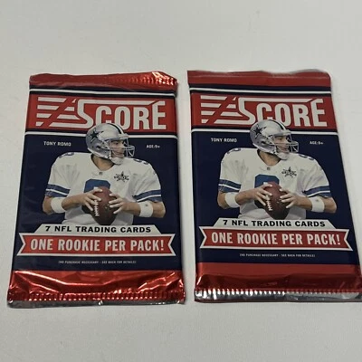 2011 Score Football Foil Pack Lot - Two (2) Unopened New Foil Packs 🔥Rookies🔥 - Image 1 of 3