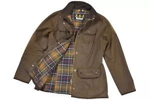 Barbour Utility Damenjacke Wachs oliv England klassisch Größe 10 - Bild 1 von 19