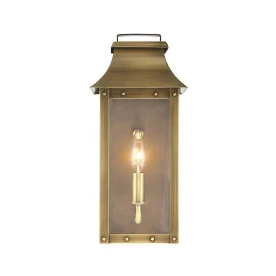 Acclaim 8413AB One Outdoor Light Fixture, Brass 6 x 13.25 - Image 1 of 2
