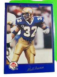 Matt Pearce (U of British Columbia) - 1991 Jogo CFL Football Card #158 - Picture 1 of 2