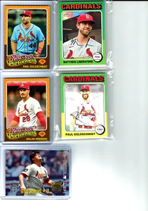 2024 Heritage Baseball St. Louis Cardinals Base Team Set (20) Base Cards ++WOW++ - Picture 1 of 4