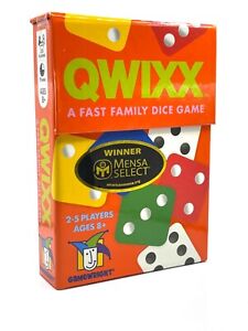 Qwixx Dice Game Individual Replacement Red Blue Yellow Green White Dice ScorePad