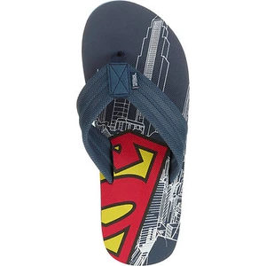 Superman Men's Flip Flops Sandals Shoes Sizes S 7-8 or M 9-10 NWT - Picture 1 of 3