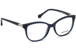 Roberto Cavalli Nika RC 752 090 Blue Eyeglasses Frame 52-16-140 Cat Eye RC0752 - Picture 1 of 5