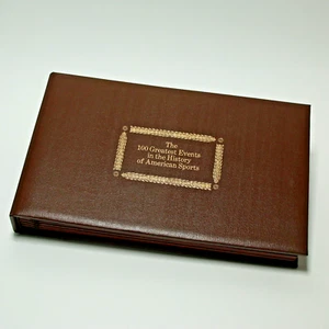 Sterling Silver Proofs The 100 Greatest Events in the History of American Sports - Picture 1 of 17