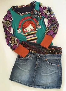 Minigonna Nolita Pocket dolce station wagon LA-Shirt 116 122 come nuova - Foto 1 di 6