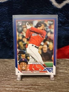 2023 Topps Update Royal Blue Enmanuel Valdez Rookie US310