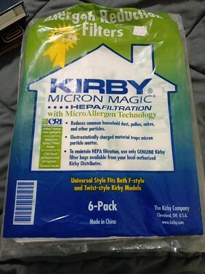 Kirby Sentria Hepa Micron Magic  Allergen Reduction Filters F Style Twist  5pack - Image 1 of 3