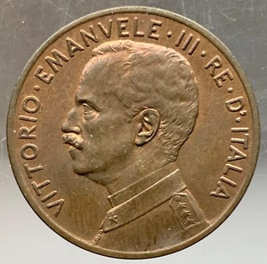MONETA 5 CENTESIMI 1912 ITALIA SU PRORA VITTORIO EMANUELE III° RE D’ITALIA - Picture 1 of 2