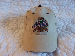 NY NEW YORK METS VINTAGE 1962-2002 BASEBALL HAT CAP 40TH ANNIVERSARY FOX SPORTS - Picture 1 of 9