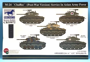BRONCO 1/35 CB35072 M24 Chaffee (Post-War Version) Service in Asian Army Force - Bild 1 von 2