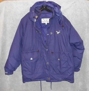 VINTAGE TRIPLE F.A.T. GOOSE DOWN FILLED - MEN'S XL PUFFY JACKET - VERY NICE - Picture 1 of 4