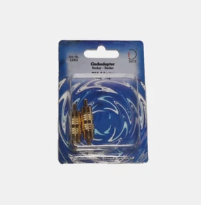 2x Dietz Chinchadapter Stecker Chinch - Imagen 1 de 2