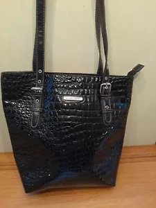 Jaclyn Smith Croc Embossed Shoulder Bag - Picture 1 of 6