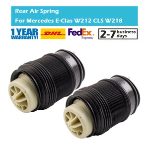 Pair Rear Right &Left Air Suspension Spring Bags For Mercedes E Class W212 09-16 - Picture 1 of 7