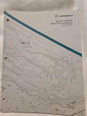Motorola Spectra Mobile Radio Instruction & Installation Manual 68P81081E65-C - Image 1 of 4