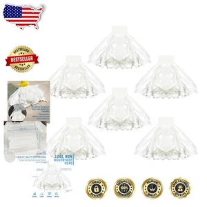 Versatile and Sustainable Disposable Mop Head Set - 6 Commercial Quality Refills - Picture 1 of 10