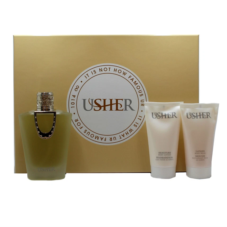 JUEGO DE REGALO UJIER 3 PIEZAS PARA MUJER EAU DE PARFUM SPRAY 100 ML NUEVO EN CAJA-U28003 Foto 1 de 2